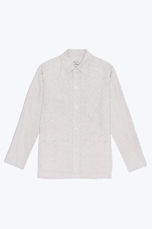 Innovative Design Alex Crane Bone Linen Kite Jacket