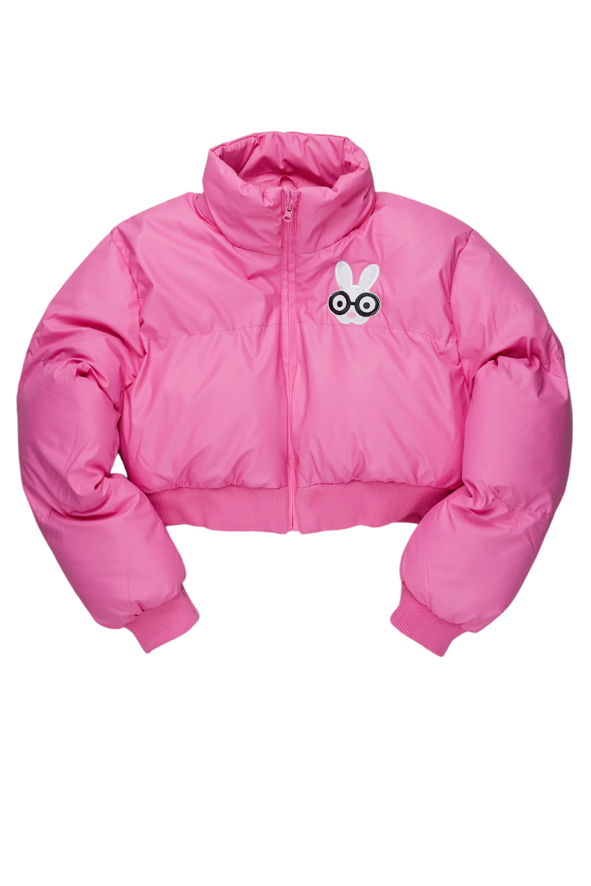 Modern Tailoring Teireya Fuchsia Puffer Jacket