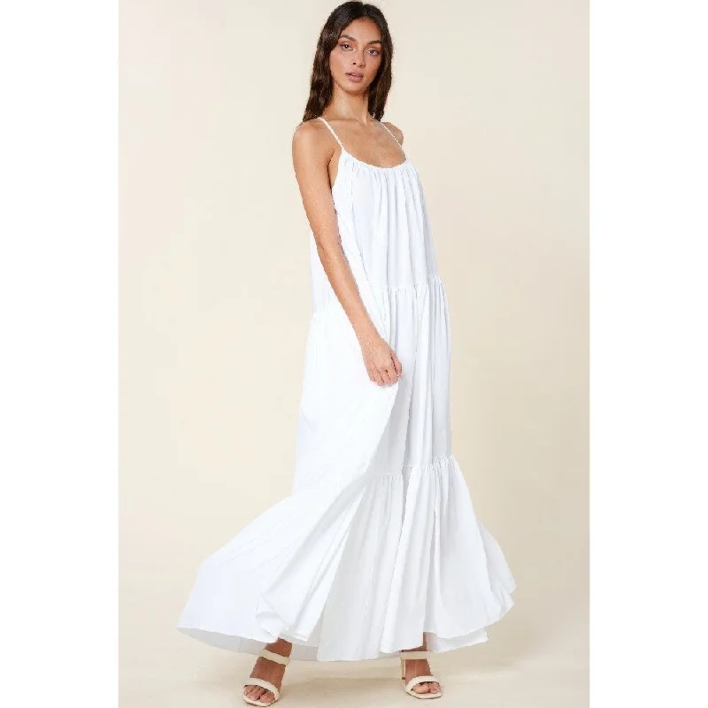 Fashion Expert Maxi Sun Dress With Pockets with Extra-Wide A-line Silhouette