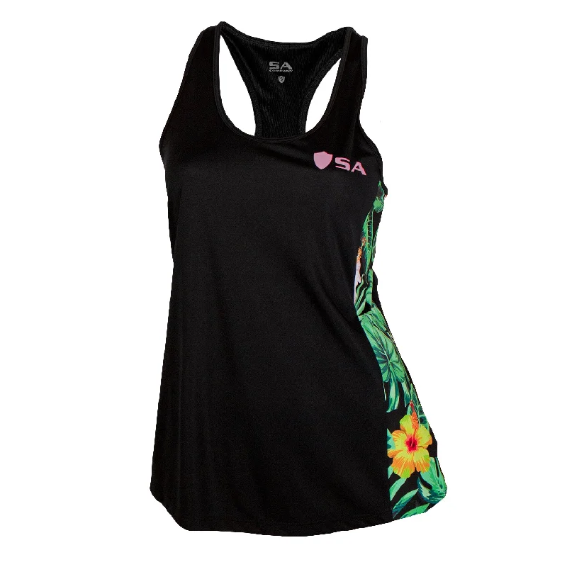 Diamond Series Active Tank | Black | Hawaiian
