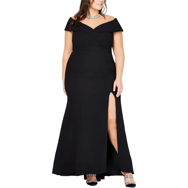 Simple Design Xscape Womens Sweetheart Gown Dress