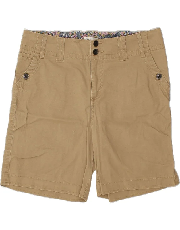 Cozy Pants LEE Womens Chino Shorts UK 16 Large W34 Beige Cotton