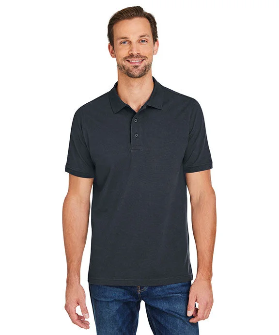Warm Comfort M205 - Harriton Mens Valiant Cotton Snag Protect Polo Shirt | Dark Charcoal Warm Comfort M205 - Harriton Mens Valiant Cotton Snag Protect Polo Shirt | Dark Charcoal