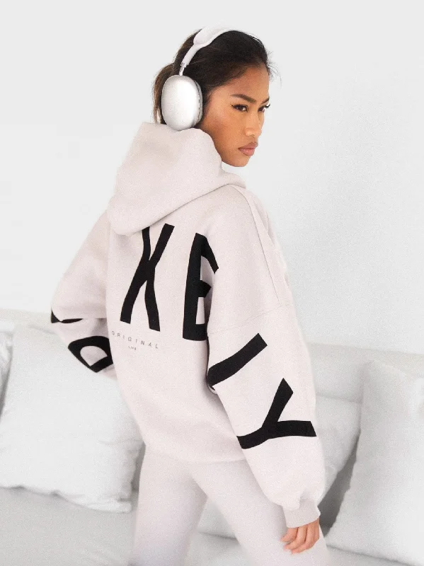 Fashionable Items Isabel Oversized Hoodie - Stone