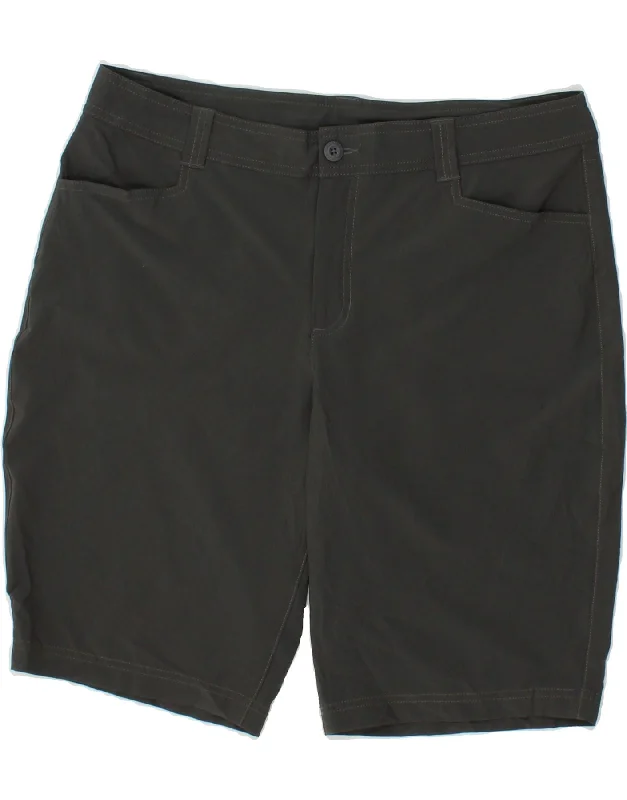 Simple And Comfortable COLUMBIA Womens Casual Shorts US 14 XL W36  Grey Polyester