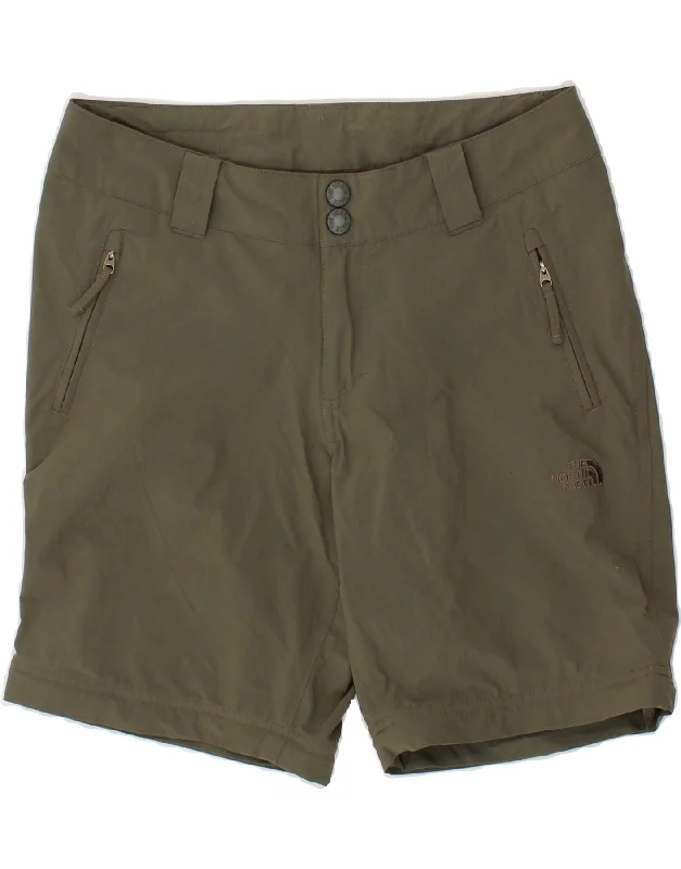 Playful Style THE NORTH FACE Womens Chino Shorts US 6 Medium W30  Khaki Nylon