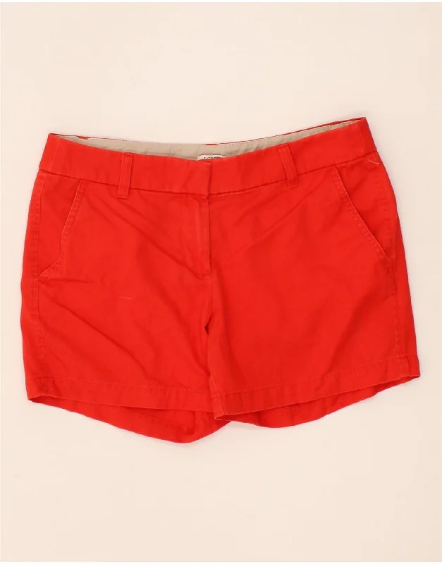 Minimalism J. CREW Womens Chino Shorts US 4 Small W27  Red Cotton