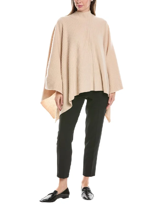 Nightclub Style Reiss Megan Relaxed Wool & Cashmere-Blend Poncho