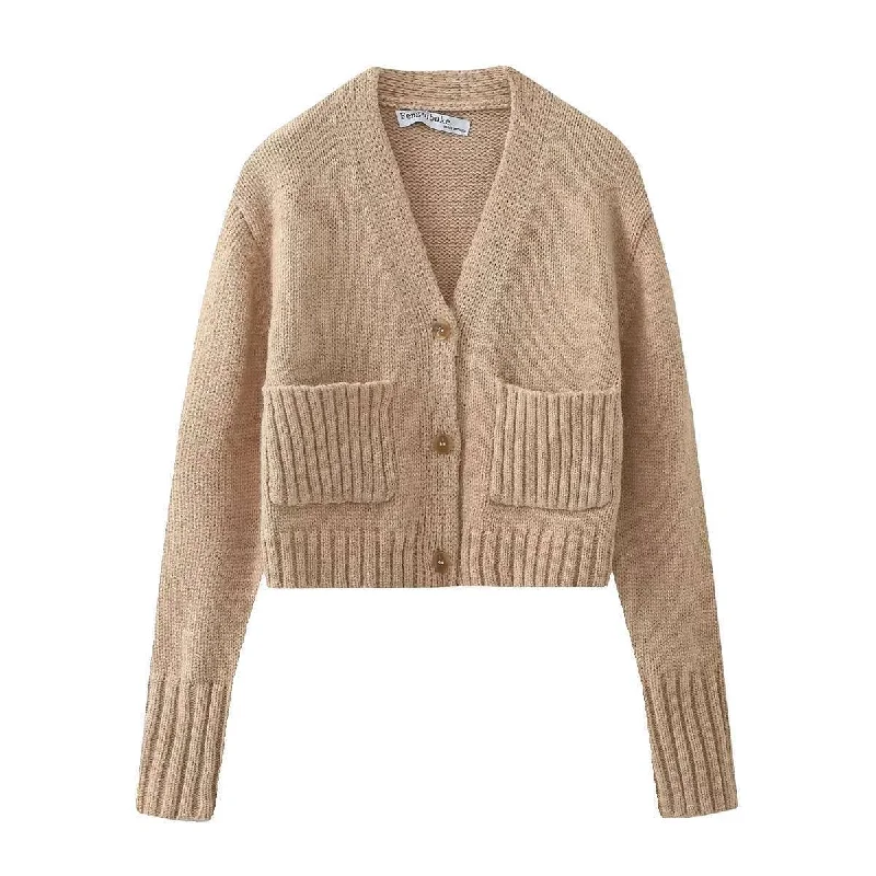 End Of The Year Fashion Casual Soft Knitted Short Coat