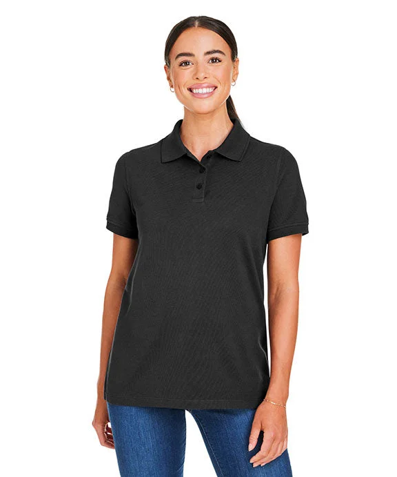 Fashion Touch M205W - Harriton Ladies Valiant Cotton Snag Protect Polo Shirt