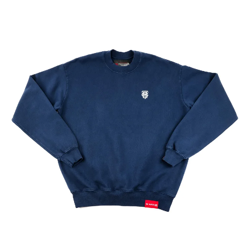 Casual Wear TMC Monogram Crewneck - Navy/White