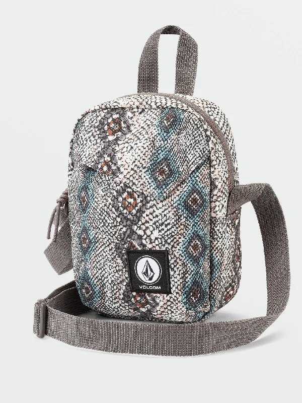 Creative Prints Volcom Cross-Body Stash Backpack - Animal Print