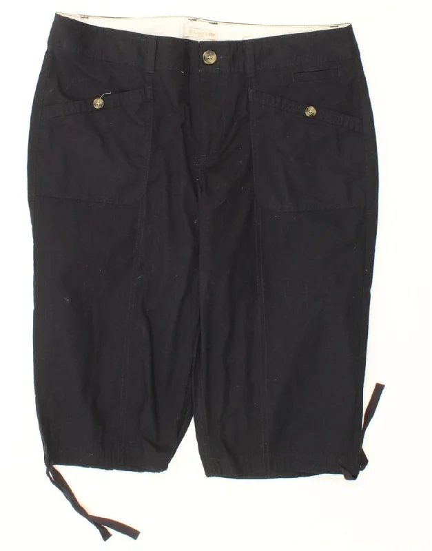 Design Trend DOCKERS Womens Bermuda Shorts US 14 XL W32  Navy Blue Cotton